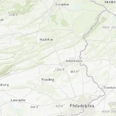 Map showing location of Schnecksville (40.675140, -75.620440)