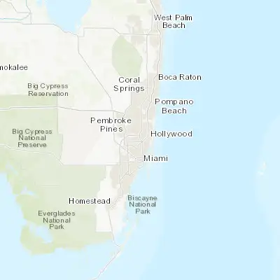 Map showing location of Scott Lake (25.941480, -80.231990)