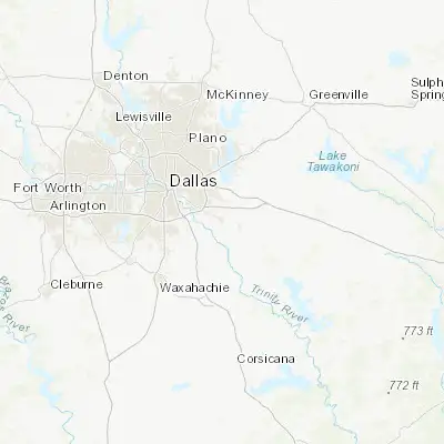 Map showing location of Seagoville (32.639580, -96.538320)