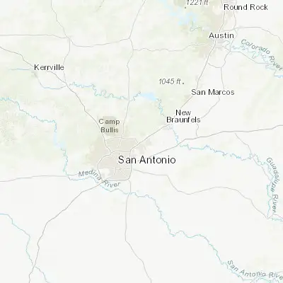 Map showing location of Selma (29.584390, -98.305850)