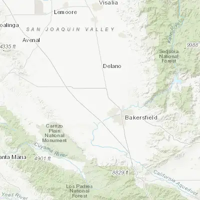 Map showing location of Shafter (35.500510, -119.271780)