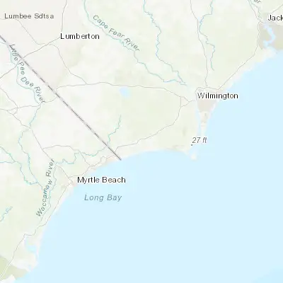 Map showing location of Shallotte (33.973230, -78.385840)