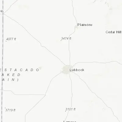 Map showing location of Shallowater (33.688970, -101.998230)