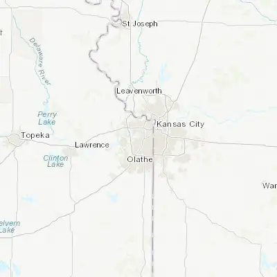 Map showing location of Shawnee (39.041670, -94.720240)