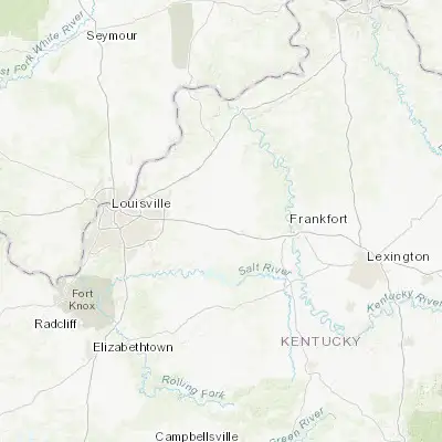 Map showing location of Shelbyville (38.212010, -85.223570)
