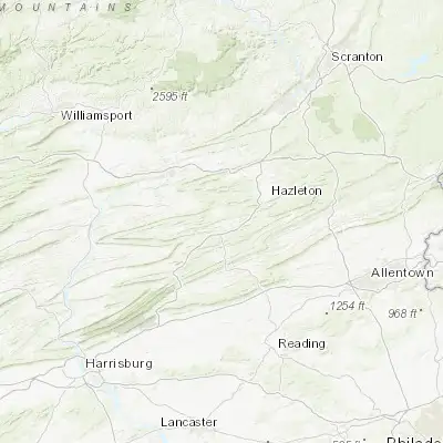 Map showing location of Shenandoah (40.820370, -76.200770)