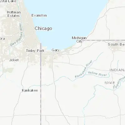 Map showing location of Shorewood Forest (41.463150, -87.144720)