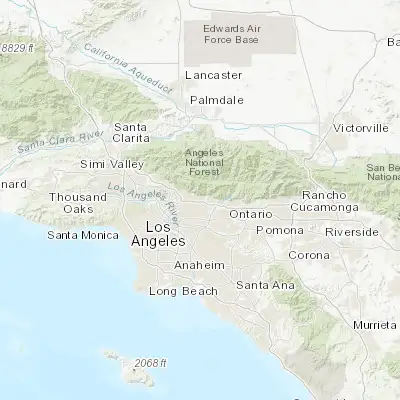 Map showing location of Sierra Madre (34.161670, -118.052850)