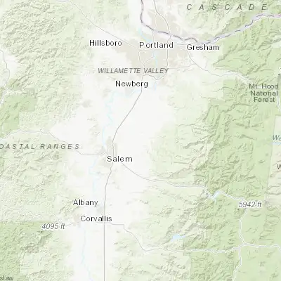 Map showing location of Silverton (45.005120, -122.783150)