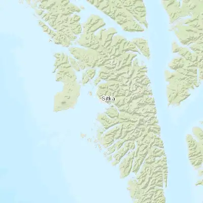 Map showing location of Sitka (57.053150, -135.330880)