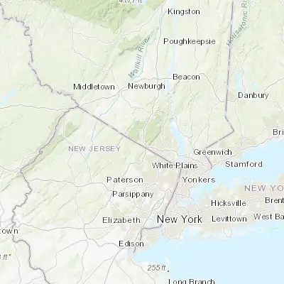 Map showing location of Sloatsburg (41.154540, -74.192920)