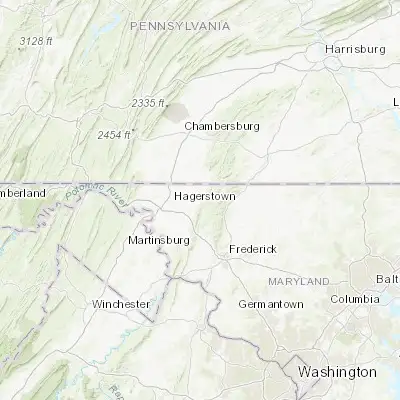 Map showing location of Smithsburg (39.654820, -77.572770)