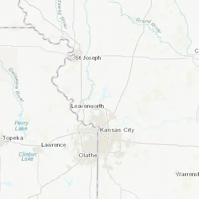 Map showing location of Smithville (39.386940, -94.581070)