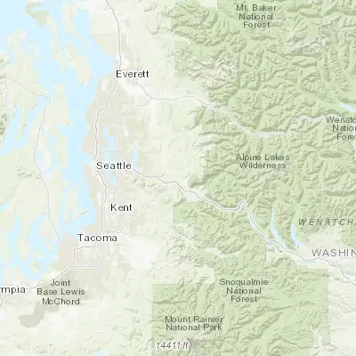Map showing location of Snoqualmie (47.528710, -121.825390)