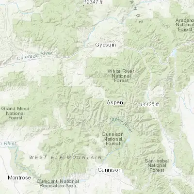 Map showing location of Snowmass Village (39.213040, -106.937820)