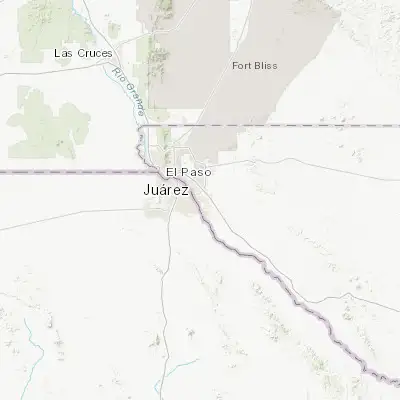 Map showing location of Socorro (31.654560, -106.303310)