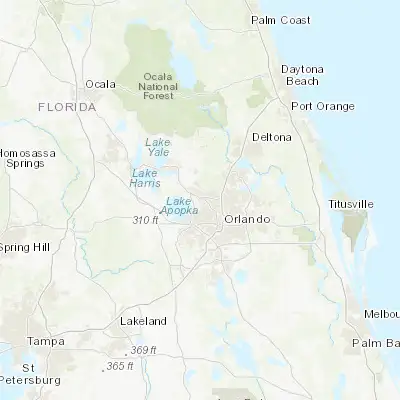 Map showing location of South Apopka (28.661940, -81.509520)