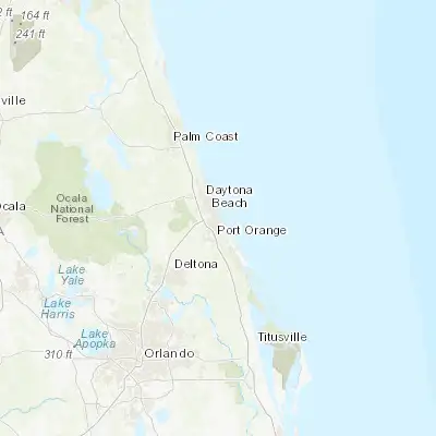 Map showing location of South Daytona (29.165820, -81.004500)