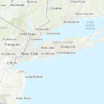 Map showing location of South Farmingdale (40.720660, -73.440120)
