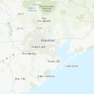 Map showing location of South Houston (29.663010, -95.235490)