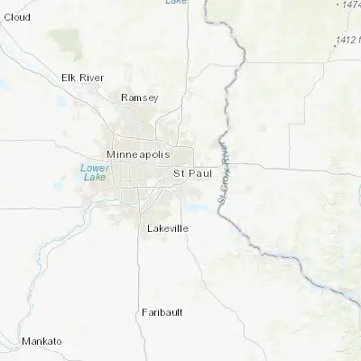 Map showing location of South Saint Paul (44.892740, -93.034940)