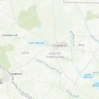 Map showing location of Springdale (33.959320, -81.108980)
