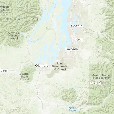 Map showing location of Steilacoom (47.169820, -122.602630)