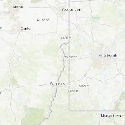 Map showing location of Steubenville (40.369790, -80.633960)