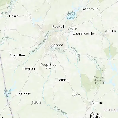 Map showing location of Stockbridge (33.544280, -84.233810)