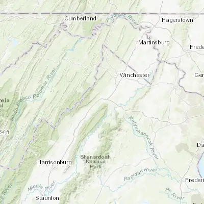 Map showing location of Strasburg (38.988720, -78.358620)