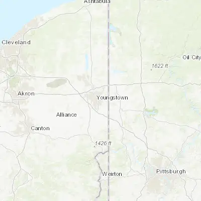 Map showing location of Struthers (41.052560, -80.607850)