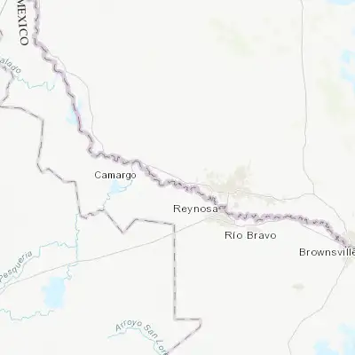 Map showing location of Sullivan City (26.277570, -98.563630)