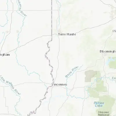 Map showing location of Sullivan (39.095320, -87.405850)