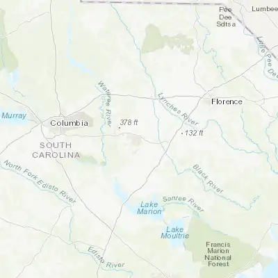 Map showing location of Sumter (33.920440, -80.341470)