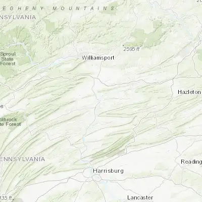 Map showing location of Sunbury (40.862590, -76.794410)
