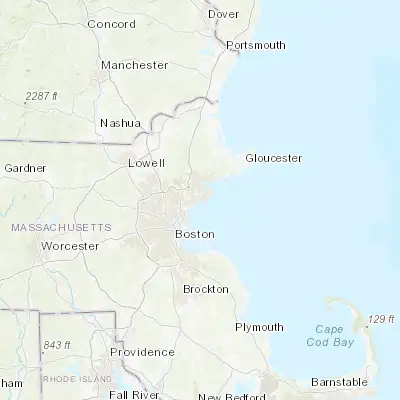 Map showing location of Swampscott (42.470930, -70.917550)