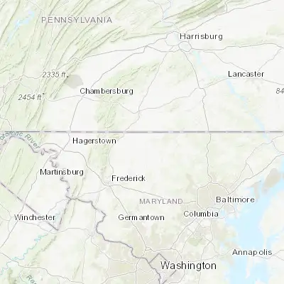 Map showing location of Taneytown (39.657880, -77.174430)