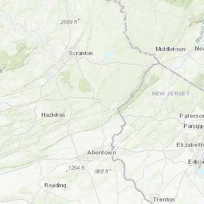 Map showing location of Tannersville (41.040090, -75.305740)