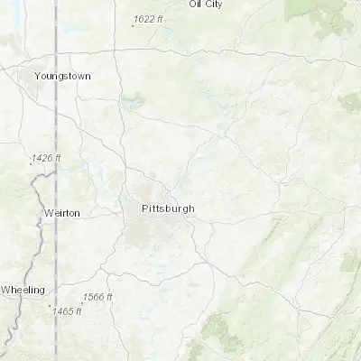 Map showing location of Tarentum (40.601460, -79.759770)
