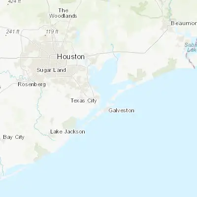 Map showing location of Texas City (29.383850, -94.902700)