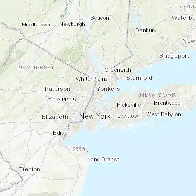 Map showing location of The Bronx (40.849850, -73.866410)