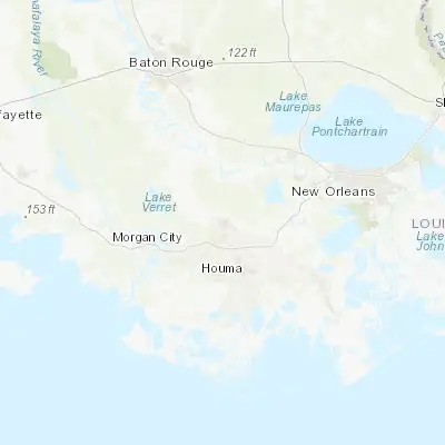 Map showing location of Thibodaux (29.795760, -90.822870)
