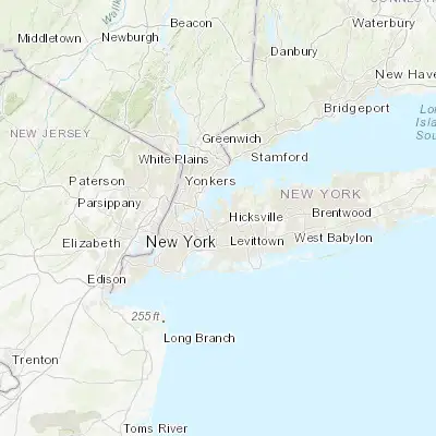 Map showing location of Thomaston (40.786210, -73.713740)