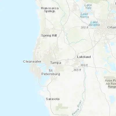 Map showing location of Thonotosassa (28.061410, -82.302310)