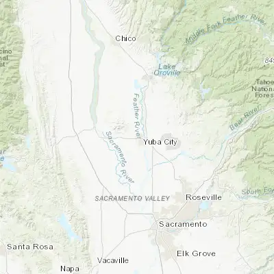 Map showing location of Tierra Buena (39.148780, -121.666910)