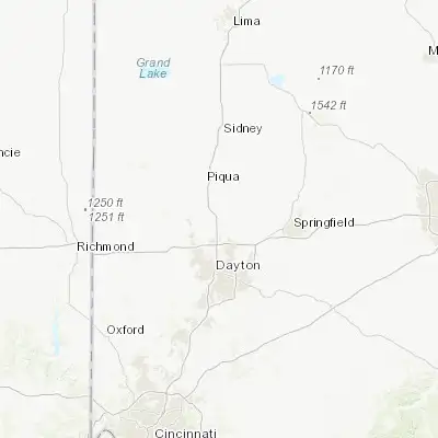 Map showing location of Tipp City (39.958390, -84.172160)