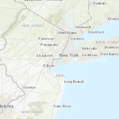 Map showing location of Tompkinsville (40.638120, -74.077950)