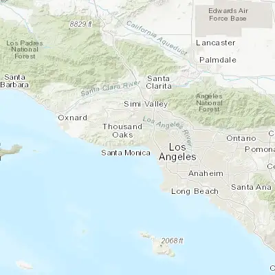 Map showing location of Topanga (34.093620, -118.601470)