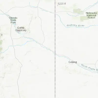 Map showing location of Torrington (42.062460, -104.184390)