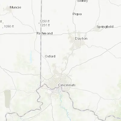 Map showing location of Trenton (39.480890, -84.457720)